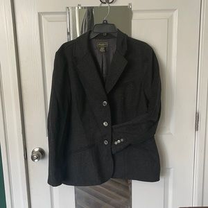 Charcoal Gray Wool Eddie Bauer Blazer